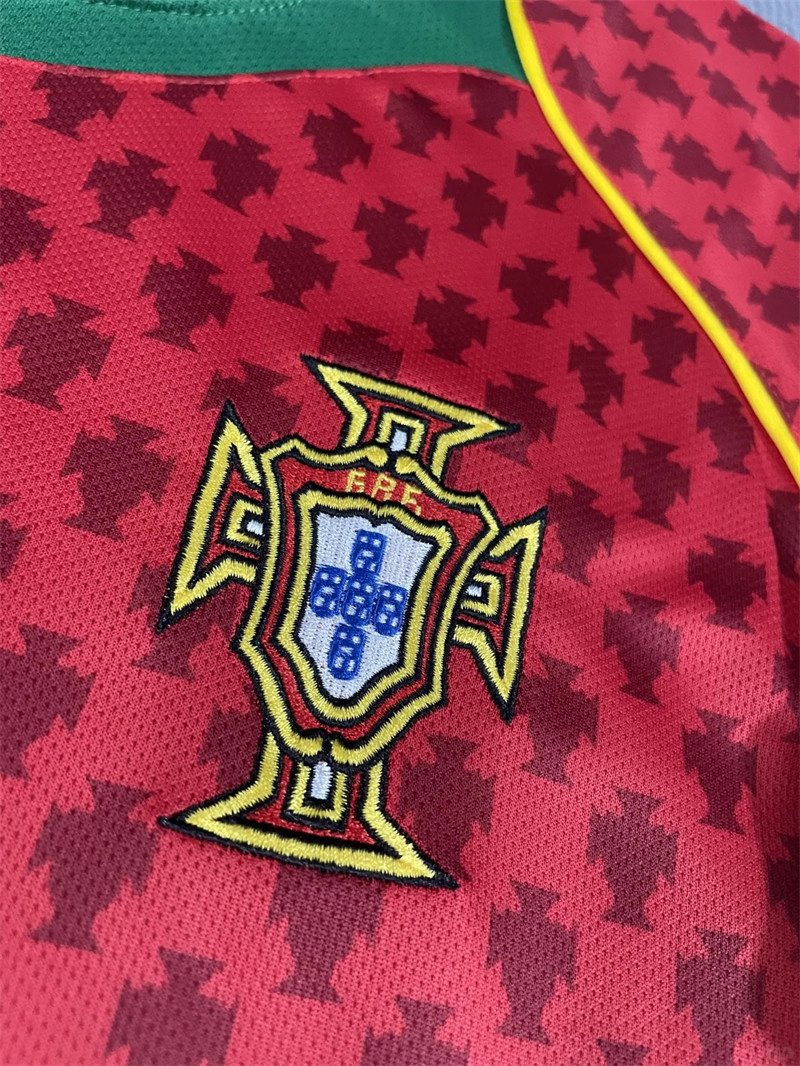 20241111_113959_038 Ronaldo#17 Portugal Home Kit 2004 Retro Jersey Football Shirt YH - Image 5