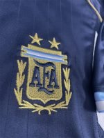 Messi#19 Argentina Away Kit 2006 World Cup Retro Jersey Football Shirt YH - Image 4