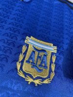 Messi#10 Argentina Away Kit 94 Retro Jersey Football Shirt YH - Image 4
