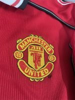 Beckham#7 Manchester United Home Kit Retro Jersey 98-99 Football Shirt YH - Image 4