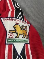 Beckham#7 Manchester United Home Kit Retro Jersey 98-99 Football Shirt YH - Image 5