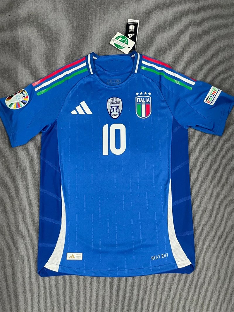 20241111_114228_154 Baggio#10 Italy Home Kit Jersey Football Shirt 24-25 YH - Image 2