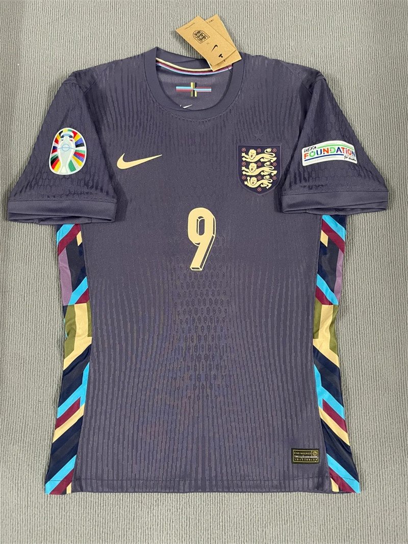 20241111_114250_176 Kane#9 England Away Kit Jersey Football Shirt 24-25 YH - Image 2