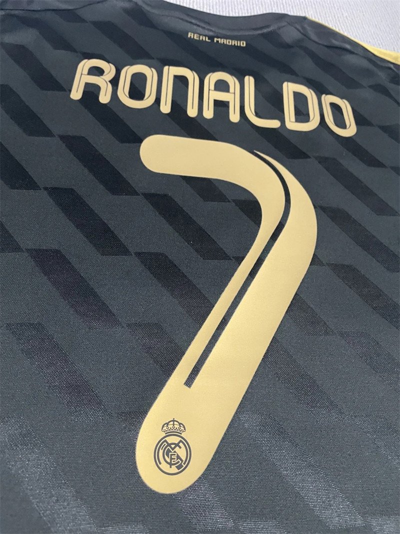 3 Ronaldo#7 Real Madrid Away Kit Retro Jersey 11-12 Football Shirt YH - Image 3