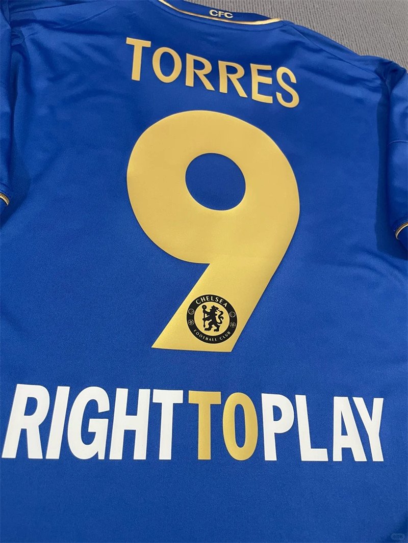 3 Torres#9 Chelsea Home Kit Retro Jersey 12-13 Football Shirt YH - Image 3