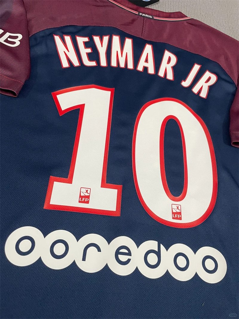 3 Neymar JR #10 PSG Away Kit Retro Jersey 17-18 Football Shirt YH - Image 3