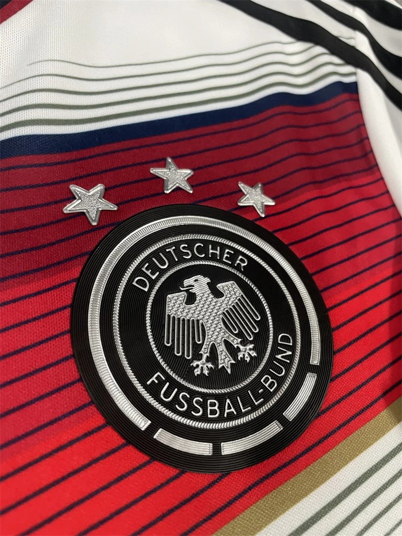 3 Müller#13 Germany Home Kit 2014 World Cup Retro Jersey Football Shirt YH - Image 3