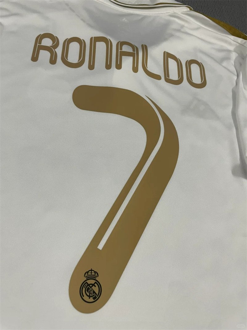 3 Ronaldo#7 Real Madrid Home Kit Retro Jersey 11-12 Football Shirt YH - Image 3