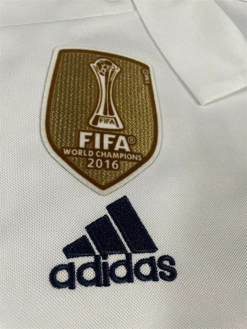 4 Ronaldo#7 Real Madrid Home Kit Retro Jersey 16-17 Football Shirt YH - Image 4