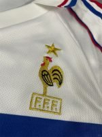 Zidane#10 France Away Kit 98 World Cup Retro Jersey Football Shirt YH - Image 4