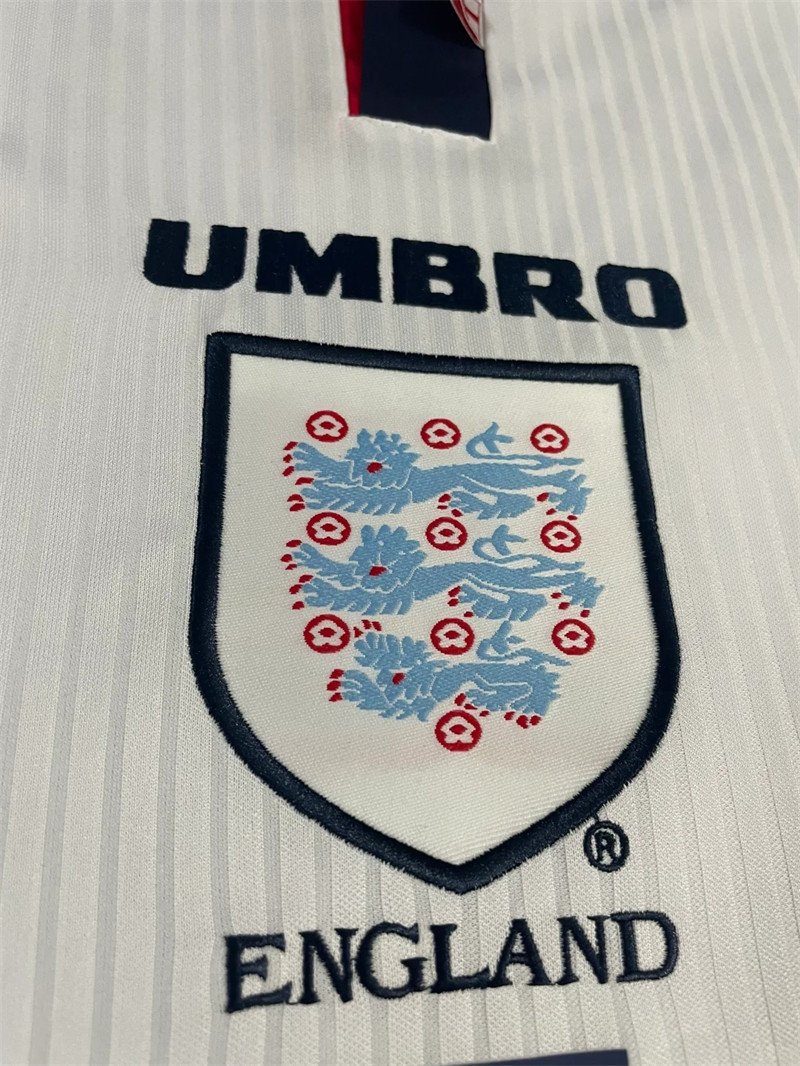 4 Beckham#7 1998 World Cup Home Kit Retro Jersey Football Shirt YH - Image 4