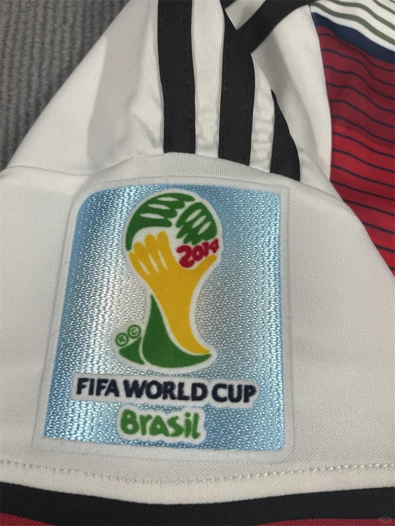 4 Müller#13 Germany Home Kit 2014 World Cup Retro Jersey Football Shirt YH - Image 4