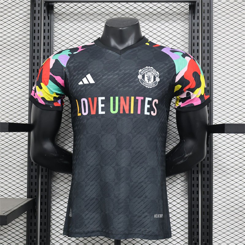 0 (1) 25-26 Manchester United Kit Jersey (Player Version) Football Shirt Man04 - Image 1
