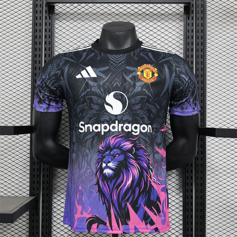 0 (1) 25-26 Manchester United Kit Jersey (Player Version) Football Shirt Man10 - Image 1