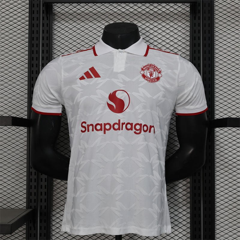 0 (1) 25-26 Manchester United Kit Jersey (Player Version) Football Shirt Man13 - Image 1
