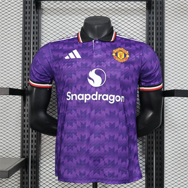 0 (1) 25-26 Manchester United Kit Jersey (Player Version) Football Shirt Man20 - Image 1