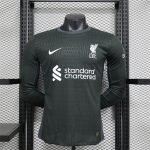 24-25 Liverpool Away Kit [Player Version] Long Sleeve Jersey Football Shirt
