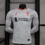 24-25 Liverpool 2nd Away Kit [Player Version] Long Sleeve Jersey Football Shirt