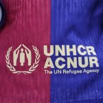 24-25 Barcelona Home Kit Long Sleeve Jersey [Player Version] Football Shirt - Image 4