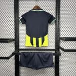 24-25 Kids Manchester City Away Jersey Kit Football Size 16-28 - Image 2