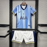 24-25 Kids Tottenham Away Jersey Kit Football Size 16-28