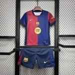 24-25 Kids Barcelona Home Kit Jersey Football Size 16-28