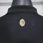 AC Milan Kit 125th Long Sleeve Black Jersey [Player Version] Football Shirt - Image 5