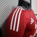 24-25 Man United Home Kit Long Sleeve Jersey (Player Version) Football Shirt - Image 5