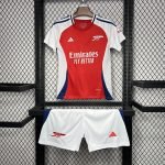 24-25 Kids Arsenal Home Jersey Football Kit Size 16-28