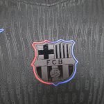 24-25 Barcelona Away Kit Jersey Long Sleeve [Player Version] Football Shirt - Image 3