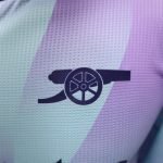 24-25 Arsenal 2nd Away Kit Long Sleeve Jersey (Player Version) Football Shirt - Image 7