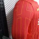 24-25 Liverpool Home Kit [Player Version] Long Sleeve Jersey Football Shirt - Image 6