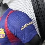 25-26 Barcelona Home Kit Jersey [Player Version] Football Shirt - Image 5