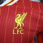 24-25 Liverpool Home Kit [Player Version] Long Sleeve Jersey Football Shirt - Image 9