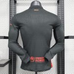 24-25 Barcelona Away Kit Jersey Long Sleeve [Player Version] Football Shirt - Image 2