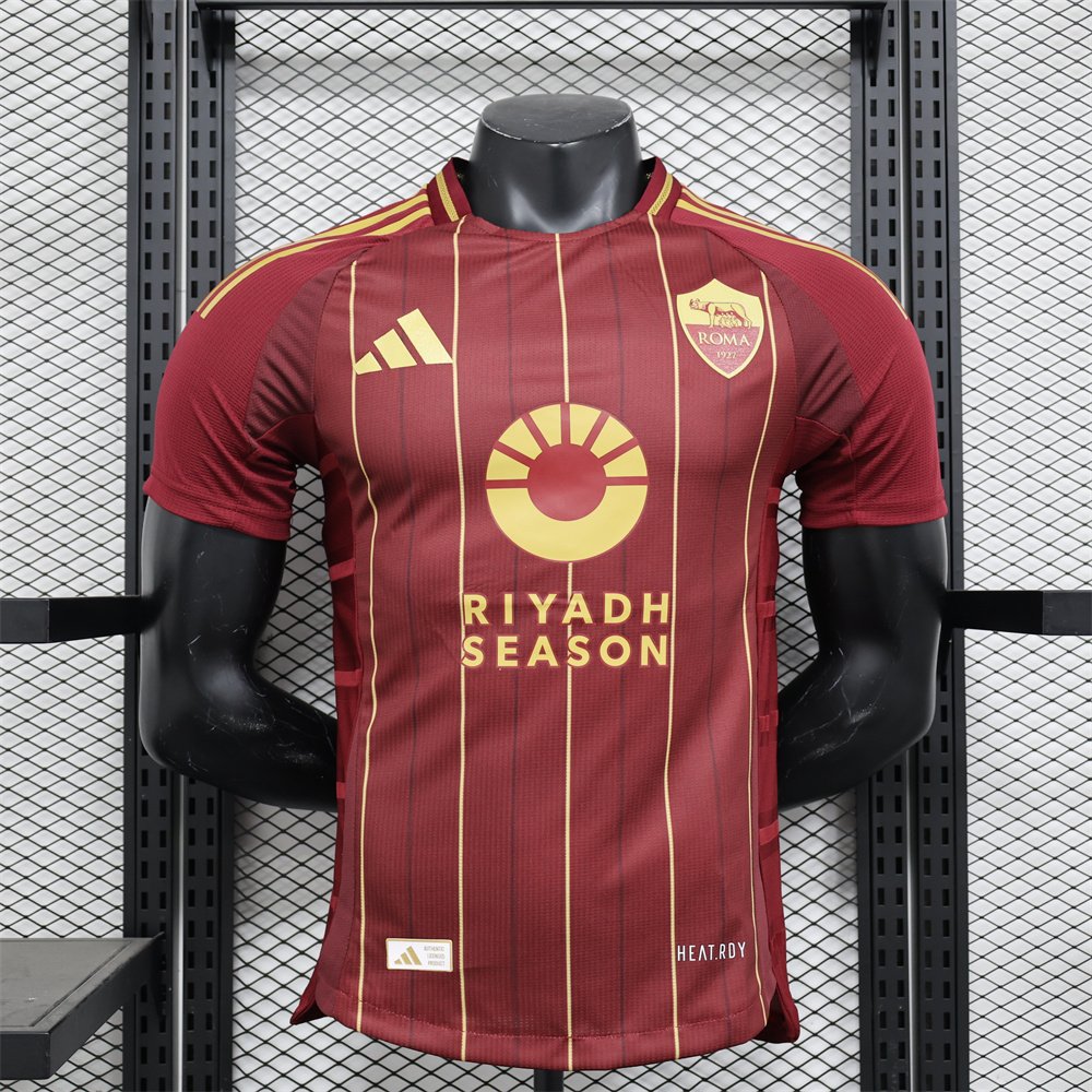 9 24-25 AS Roma Home Jersey (Player Version) Football Shirt S-XXL - Image 1