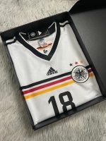 KLINSMANN#18 Germany Home Kit 98 World Cup Retro Jersey Football Shirt