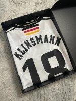 KLINSMANN#18 Germany Home Kit 98 World Cup Retro Jersey Football Shirt - Image 2
