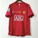 Ronaldo#7 Man United 07-08 (UEFA Champions League) Home Kit Jersey Football Shirt - Image 2