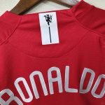 Ronaldo#7 Man United 07-08 (UEFA Champions League) Home Kit Jersey Football Shirt - Image 6