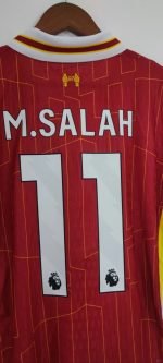 Salah#11 Liverpool Home Kit Jersey [Player Version] Football Shirt 24-25 YH - Image 5