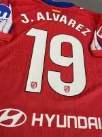 Álvarez#19 Atletico Madrid Home Kit Jersey [Player Version] Football Shirt 24-25 - Image 3