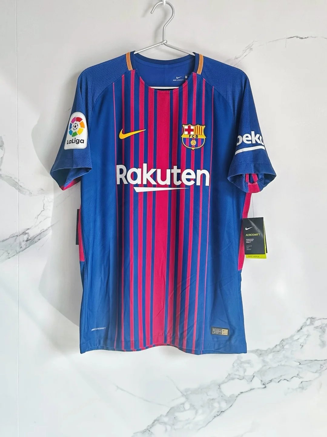 wsxc1744938650266_0 Messi #10 Barcelona Away Kit Retro Jersey 17-18 Football Shirt - Image 2
