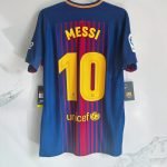 Messi #10 Barcelona Away Kit Retro Jersey 17-18 Football Shirt