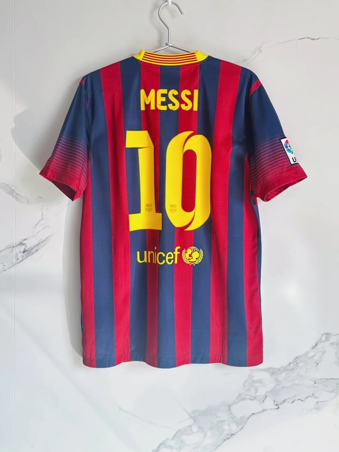 wsxc1744938756566_1 Messi #10 Barcelona Away Kit Retro Jersey 13-14 Football Shirt - Image 1