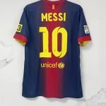 Messi #10 Barcelona Away Kit Retro Jersey 12-13 Football Shirt