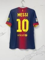 Messi #10 Barcelona Away Kit Retro Jersey 12-13 Football Shirt