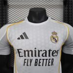 25-26 Real Madrid Home Kit Jersey [Player Version]  Football Shirt - Image 2