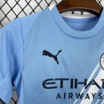 25-26 Kids Manchester City Home Jersey Kit Football Size 16-28 - Image 3