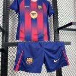 25-26 Kids Barcelona Home Kit Jersey Football Size 16-28 - Image 4